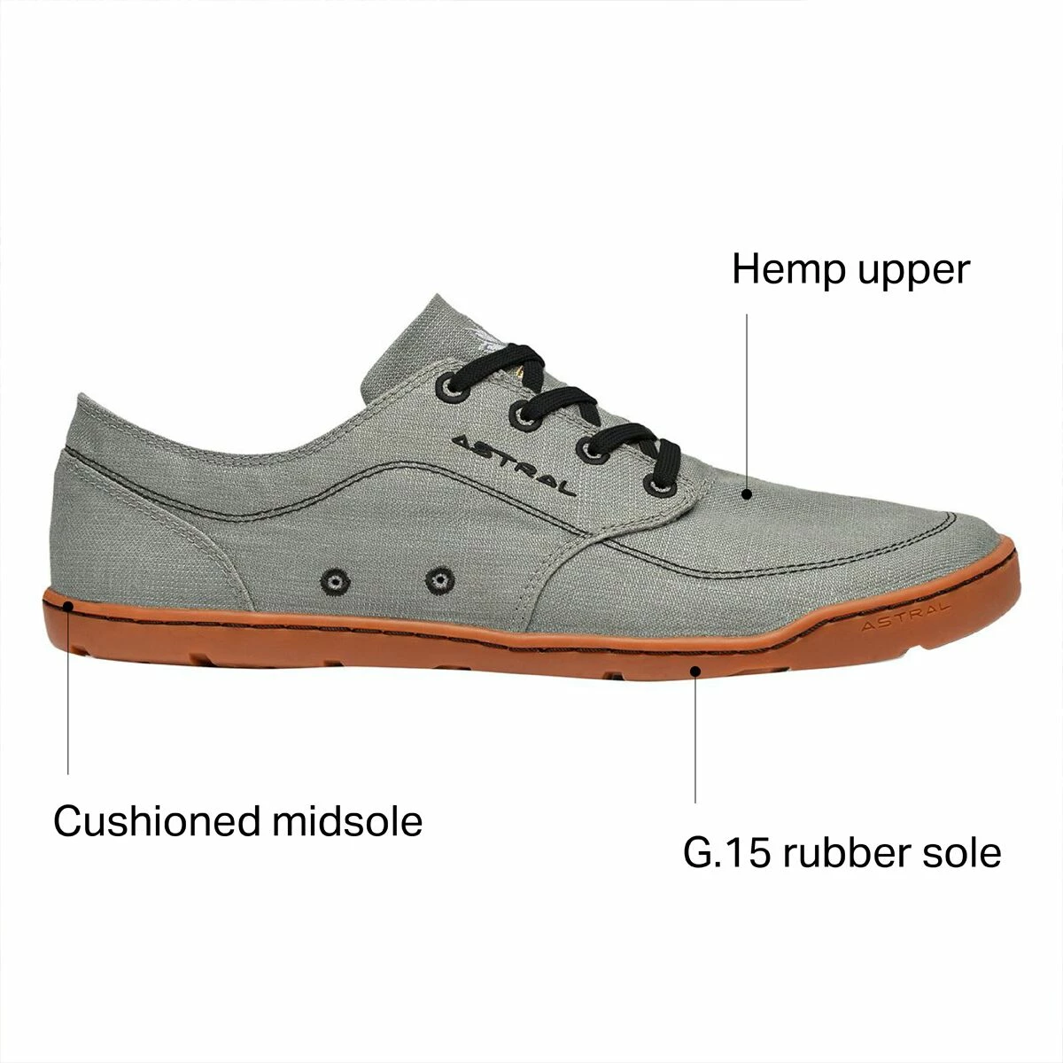 Astral Hemp Loyak Shoe Men's 4 Astral Hemp Loyak Shoe Men's - Image 2