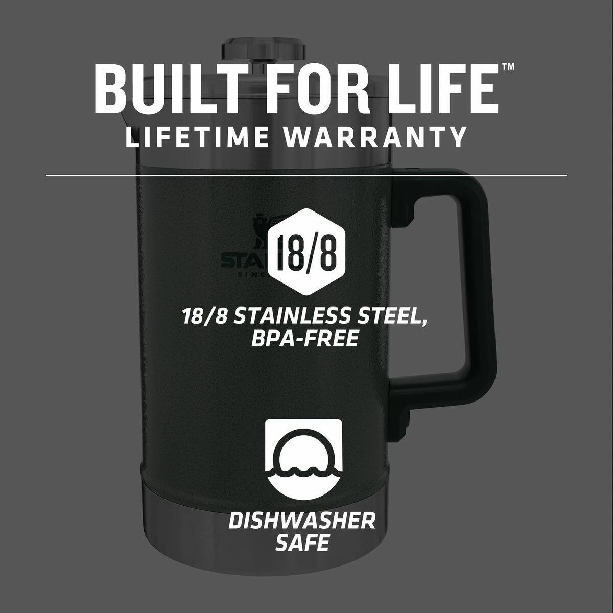 Stanley Classic Stay Hot French Press 48oz 8 Stanley Classic Stay Hot French Press 48oz - Image 6