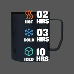 Stanley Stay Hot 12oz Titanium Camp Mug 20 Stanley Stay Hot 12oz Titanium Camp Mug -WETFLY ASTRAL STANLEY AIRE Sales NIG D10