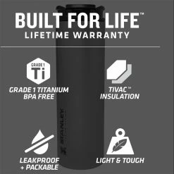 Stanley Stay Hot 14oz Titanium Travel Mug -WETFLY ASTRAL STANLEY AIRE Sales SAN D5 1